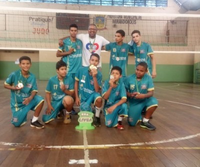 Em competição paulista de voleibol, times três-lagoenses conquistam 1° e 3° lugar