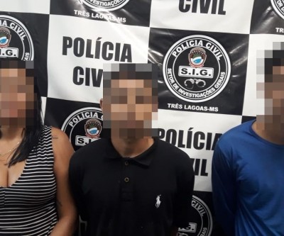 Trio é detido pela Polícia Civil comercializando maconha e crack