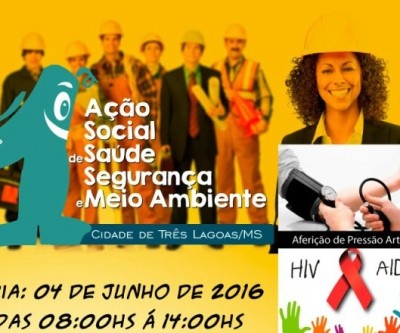 Evento de ação social acontece neste sábado em Três Lagoas 