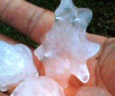 Chuva de granizo atingiu a zona rural de Três Lagoas nesta quarta-feira 