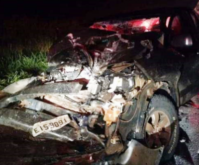 Jovens que roubaram Hilux em Água Clara sofrem grave acidente na BR-262