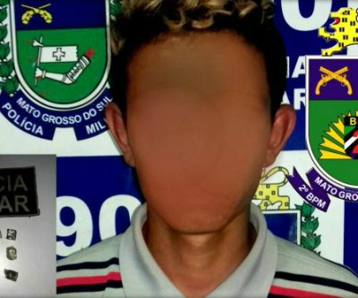 Jovem que escondia drogas dentro de luva é detido para averiguação 