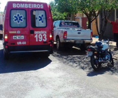 Acidente no Jd. Alvorada mobiliza equipe do Corpo de Bombeiros 