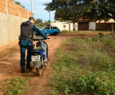 Honda Biz furtada no Novo Oeste é recuperada pela Polícia Militar 
