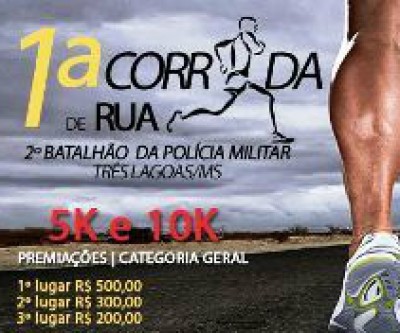 Inscrições para a 1º Corrida de Rua encerram nesta sexta-feira