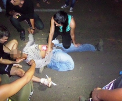 Motociclista sofre fratura grave ao ser atropelado na antiga Municipal