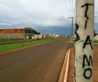 Anônimo faz homenagem para motociclista que morreu no Nova Três Lagoas 