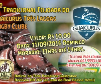Clube Guaicurus realizará feijoada para arrecadar fundos para disputar campeonato