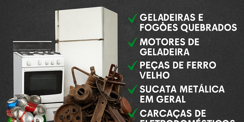 Transforme sucata e latinhas em dinheiro Vivo! Sucata do Miranda paga o melhor preço em Três Lagoas