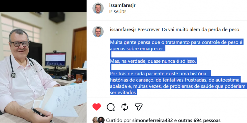 Dr. Isam Fares Júnior: exemplo de humanidade, respeito e compromisso com a população de Três Lagoas