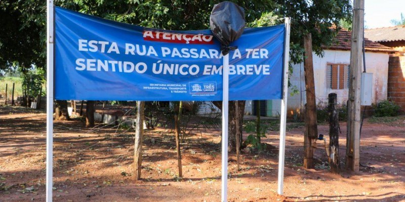 Prefeitura muda sentido de quatro ruas em Três Lagoas e decisão divide opiniões