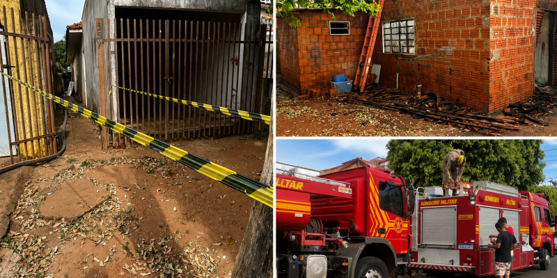 TRAGÉDIA EM TRÊS LAGOAS: Homem é encontrado carbonizado dentro de kitnet destruída pelo fogo no bairro Santa Terezinha