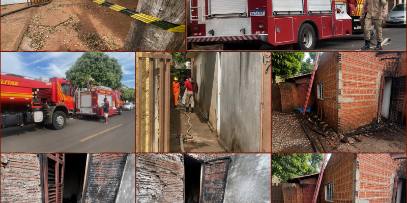 TRAGÉDIA EM TRÊS LAGOAS: Bombeiros usaram 2,5 mil litros de água para apagar incêndio em que morador foi encontrado morto dentro do banheiro