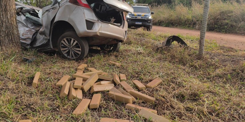 Motorista que fugiu da PRF com 445 kg de maconha morre no hospital em Três Lagoas