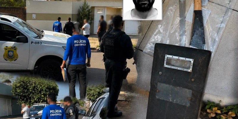 Facões atingem escudo balístico e PM reage a ataque durante ocorrência que terminou em morte em Três Lagoas