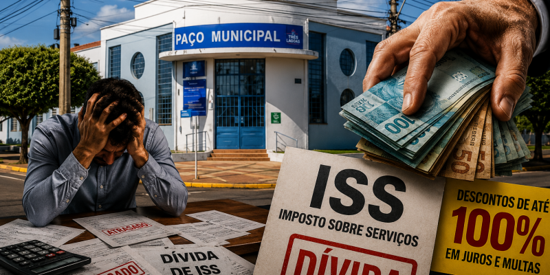 Nem o atrasado escapa: Prefeitura quer colocar dinheiro antigo no caixa e cobra devedores para receber dívidas de ISS em Três Lagoas