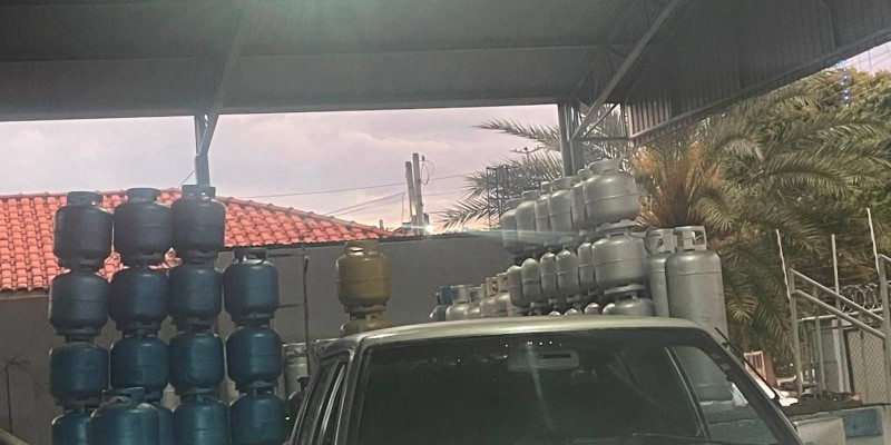 Por pouco não termina em tragédia: Coqueiro atinge fiação, provoca labaredas de fogo e por pouco não atinge depósito de gás em Três Lagoas