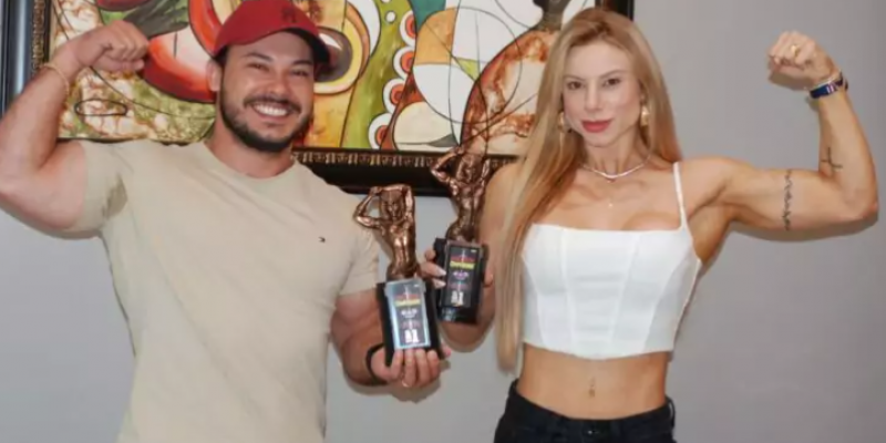 Orgulho de Três Lagoas: Nathália Possari conquista dois títulos e sobe ao lugar mais alto do pódio no fisiculturismo