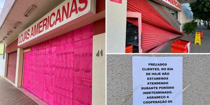 Após dois dias fechada, Lojas Americanas de Três Lagoas reabre as portas com atendimento ao público