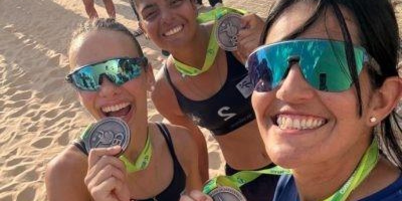 Orgulho de Três Lagoas! Atletas conquistam medalha de bronze no Brasileiro Sub-21 de vôlei de praia