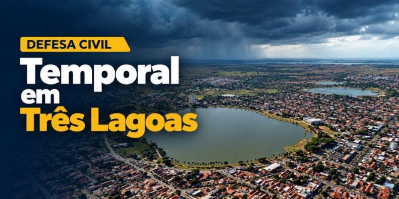 Defesa Civil de Três Lagoas intensifica atendimentos após temporal que derrubou árvores, arrancou telhas e provocou alagamentos