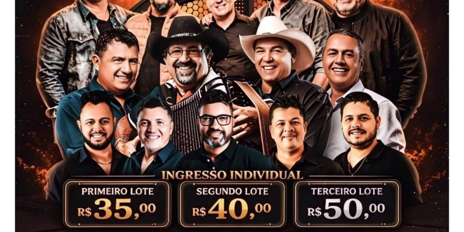 O melhor arraiá da região está chegando: Venha curtir Canto da Terra, Alma Serrana e Grupo Trem Pantaneiro