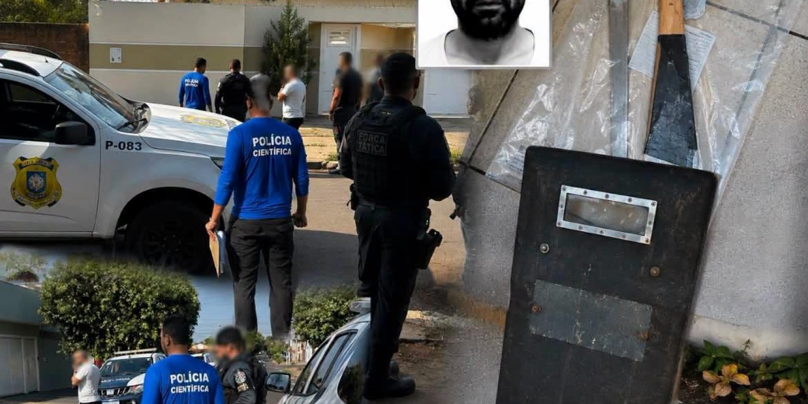 Facões atingem escudo balístico e PM reage a ataque durante ocorrência que terminou em morte em Três Lagoas