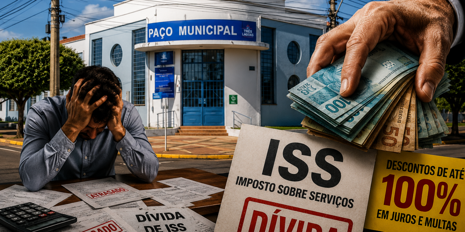 Nem o atrasado escapa: Prefeitura quer colocar dinheiro antigo no caixa e cobra devedores para receber dívidas de ISS em Três Lagoas