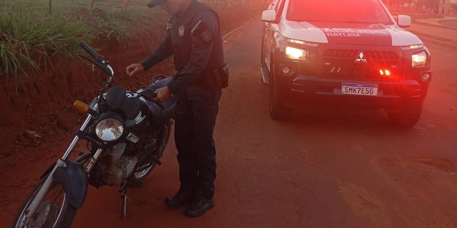   Furto não durou nem um dia: PM recupera moto furtada em Três Lagoas poucas horas depois do crime