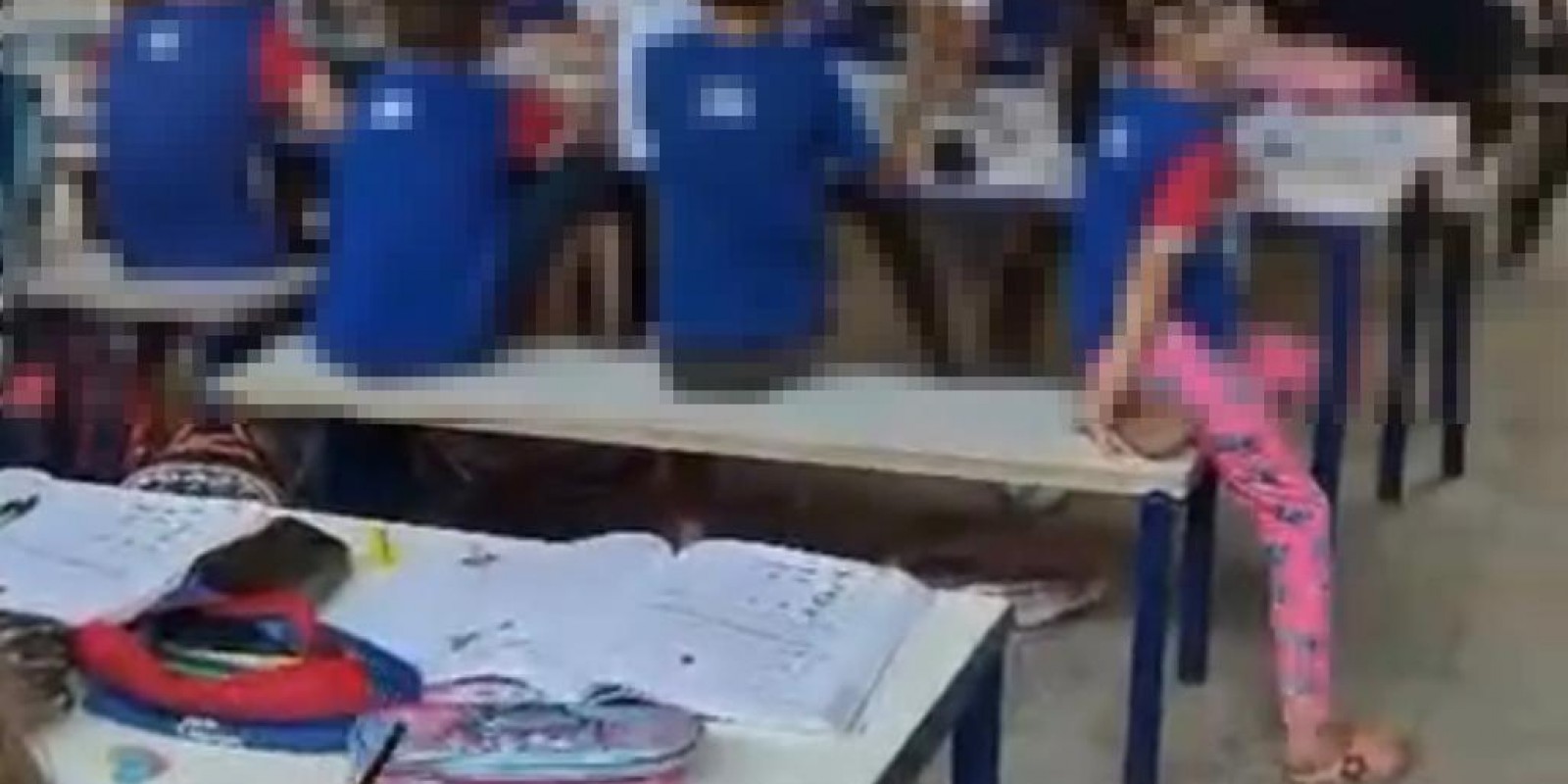 VEJA O VÍDEO: Que vergonha, prefeito: Denúncia aponta alunos tendo aulas em corredores e cantina de escola municipal de Três Lagoas