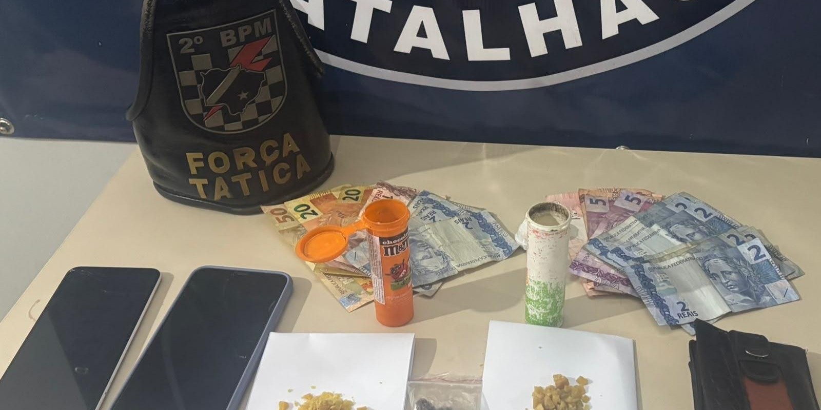 Após mulher ser flagrada com 226 gramas de cocaína em presídio, Força Tática faz diligências e prende suspeita de fornecer a droga em Três Lagoas
