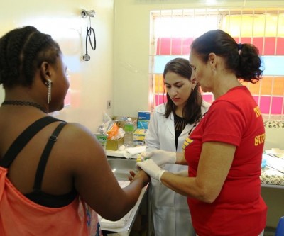 Saúde promoveu na manhã de sábado ações direcionadas à mulher