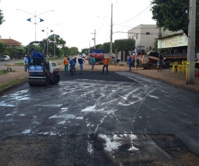 Com retorno das usinas de asfalto, serviço de tapa buracos é retomado em Três Lagoas