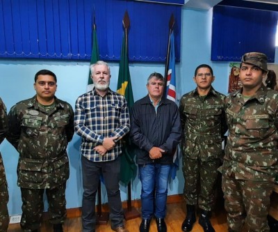 Militares do Posto de Recrutamento do Exército avaliam estrutura e atendimento da Junta Militar em Três Lagoas