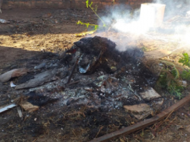 Operação Prolepse: PMA de Aquidauana autua homem de 25 anos por incêndio em vegetação e resíduos em terreno causando transtorno aos vizinhos