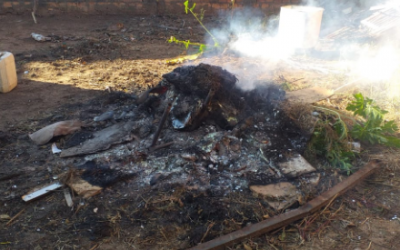 Operação Prolepse: PMA de Aquidauana autua homem de 25 anos por incêndio em vegetação e resíduos em terreno causando transtorno aos vizinhos