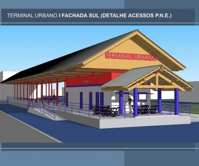 Barracão da antiga estação de trem vai se transformar em novo ponto central de ônibus