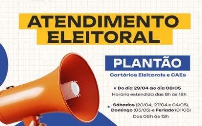 Atualize seu título: Cartórios e Centrais de Atendimento ao Eleitor funcionarão em regime de plantão