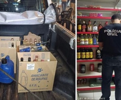Fiscalização em comércios de Ribas do Rio Pardo resulta na apreensão de bebidas sem registro