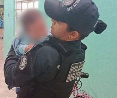 Policiais militares salvam bebê de 1 mês que engasgou em Corumbá