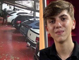 Câmeras flagram momento em que jovem de 19 anos é morto em Dourados-MS