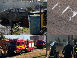 Divórcio, cocaína e fogo: Homem diz que separação motivou atos de colocar fogo no carro e casa em Três Lagoas
