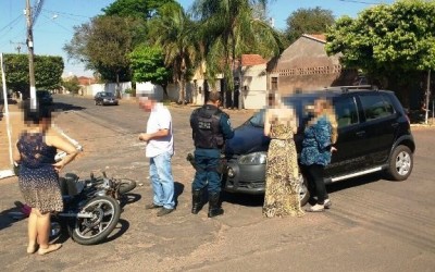Acidente no bairro Lapa deixa motociclista ferido 