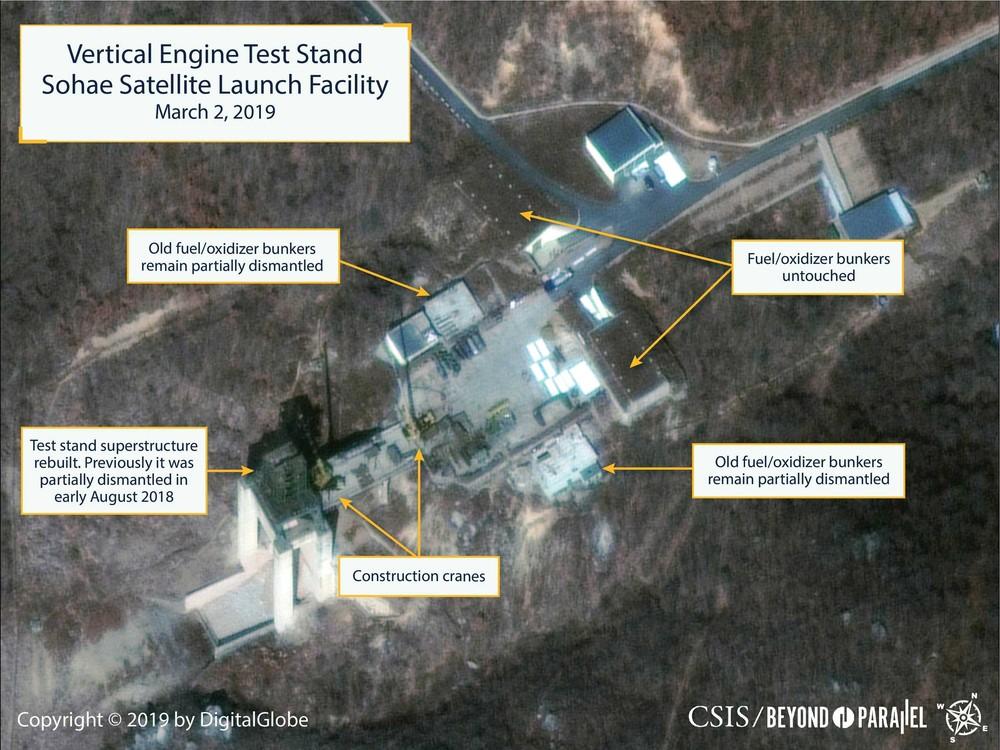 Coreia do Norte retoma reconstrução de área de lançamento de satélites