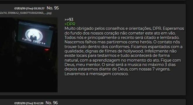 Em fórum extremista, atiradores pediram 