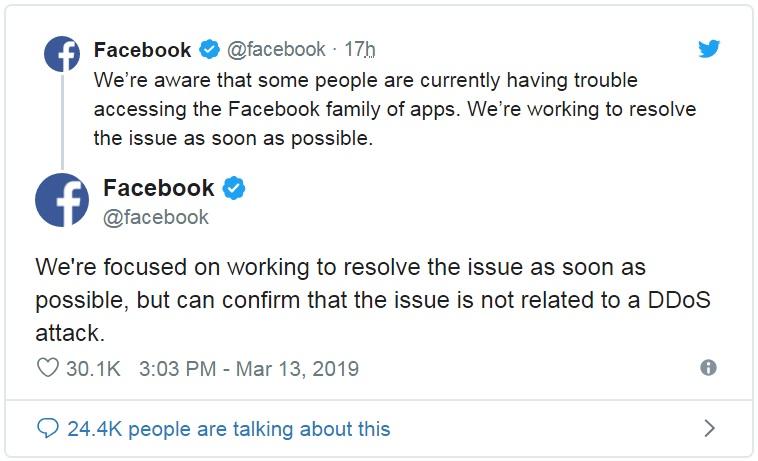 Facebook, Instagram e WhatsApp voltam ao normal após apresentarem instabilidade