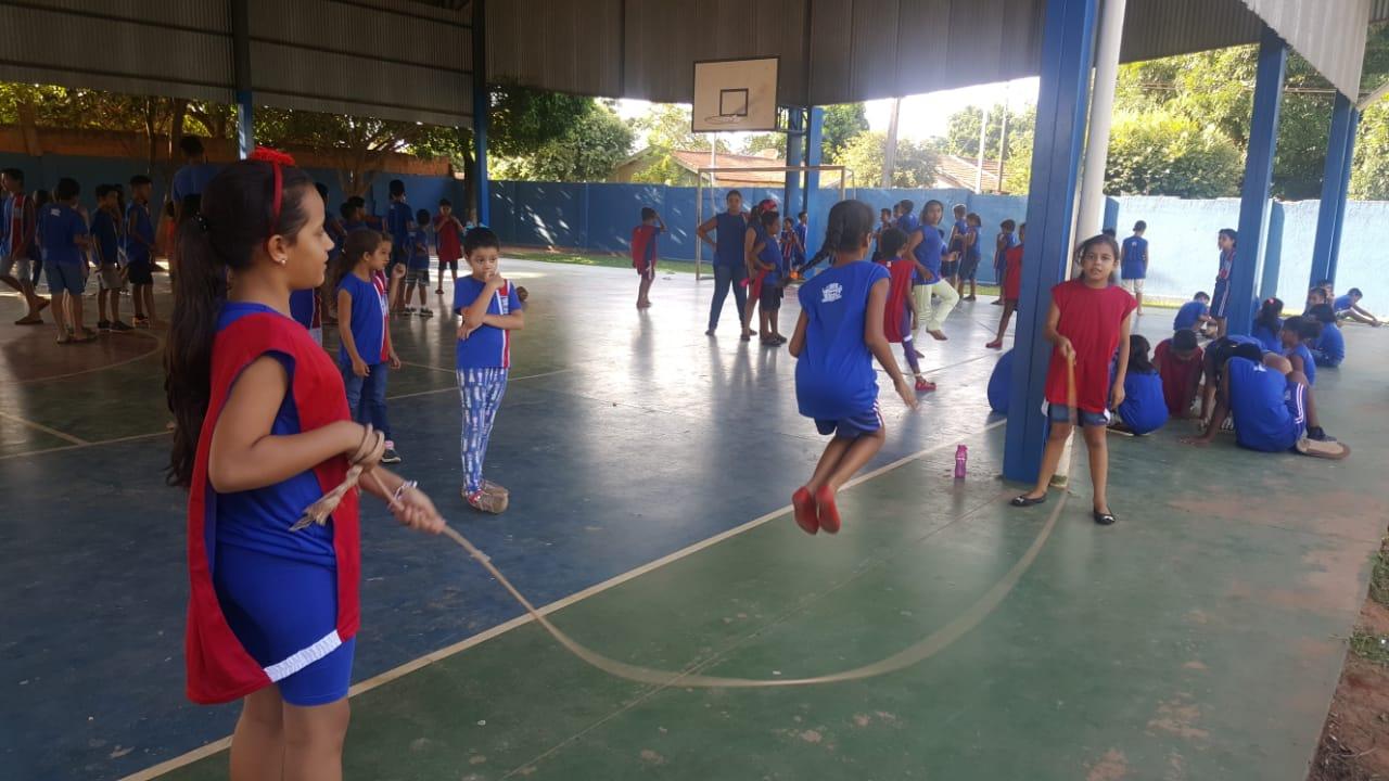 Alunos da E.M. “Gentil Rodrigues Montalvão” participam do Recreio Dirigido