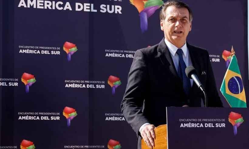 Bolsonaro se reúne com seis presidentes sul-americanos