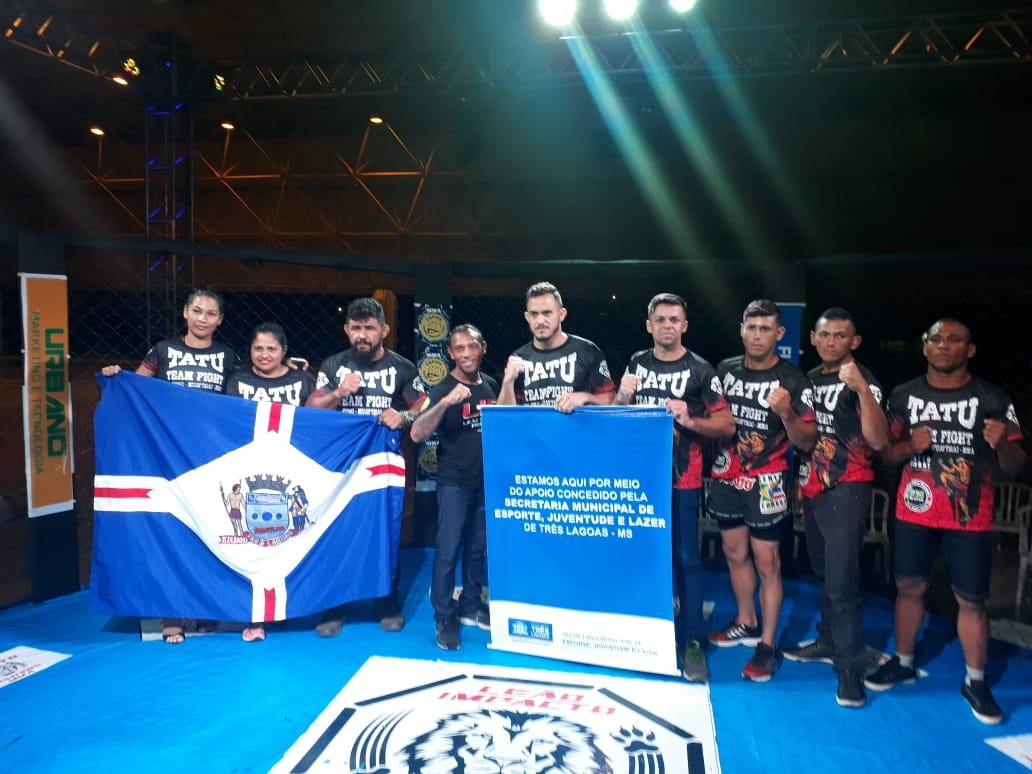 Com apoio da SEJUVEL, lutadores de Três Lagoas vencem competição de MMA na Capital