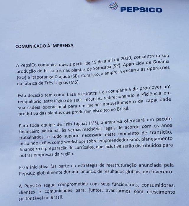 Mabel fecha fábrica de Três Lagoas e comunica cerca de 300 demissões